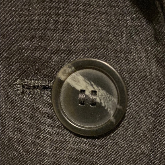 Mexx Wool Blend Dark Gray Blazer Tailored Fit Notched Lapel Y2K Vintage 90’s - Picture 6 of 16